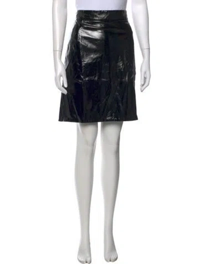 Pre-owned Akris Mini Skirt W/ Tags In Black
