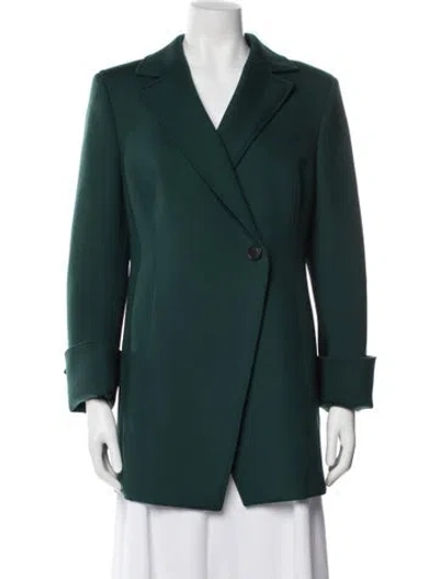 Pre-owned Akris Nylon Blazer In Green