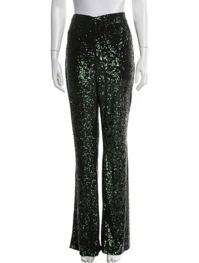 Pre-owned Akris Nylon Flared Pants In Green