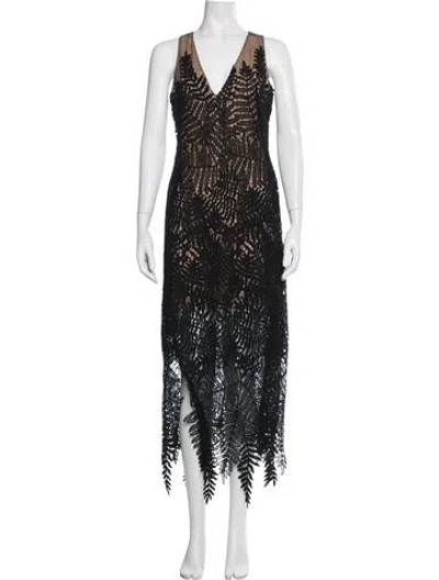 Pre-owned Akris Nylon Long Dress In Black
