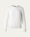 Akris Oversized Cashmere Silk Sweater In Ecru