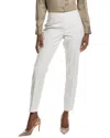 Akris Melissa Slim Techno Cotton Blend Pants In White