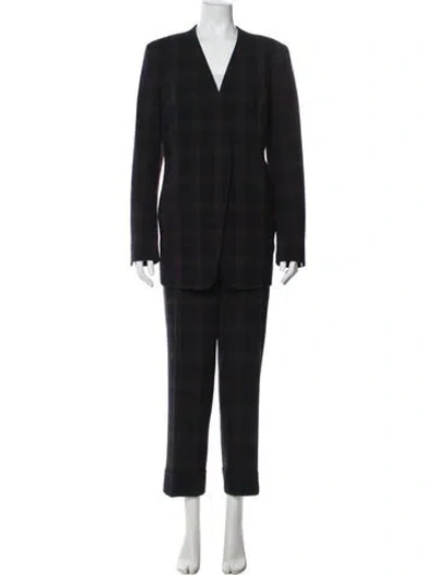 Pre-owned Akris Pant Set In Brown