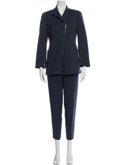 Pre-owned Akris Pantsuit In Blue