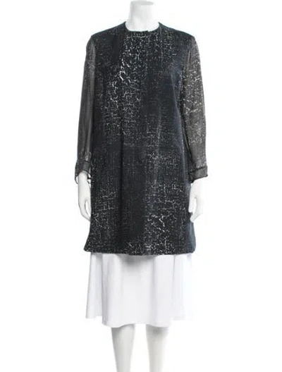 Pre-owned Akris Patterned Jacket In Multicolor