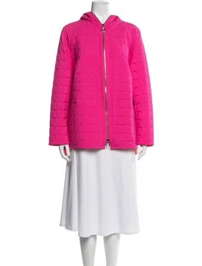 Pre-owned Akris Patterned Jacket In Pink