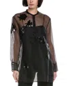 Akris Pixel Grid Top In Black