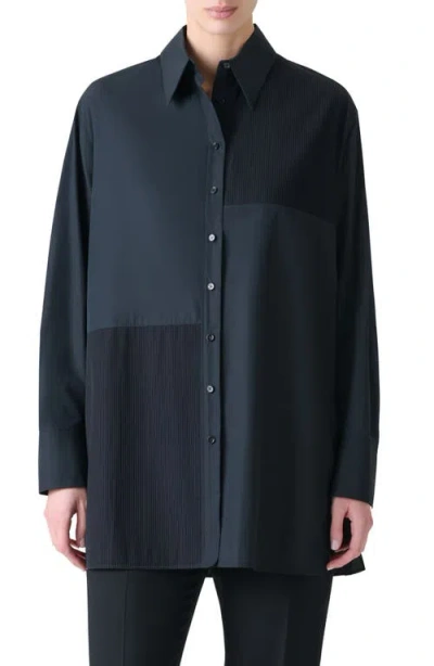 Akris Pleat Detail Button-up Shirt