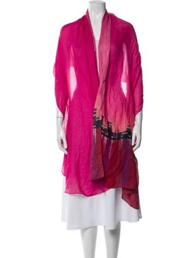 Pre-owned Akris Printed Cover-up In Pink