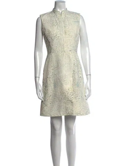Pre-owned Akris Printed Knee-length Dress In Multi