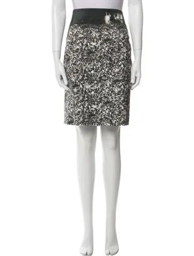 Pre-owned Akris Printed Knee-length Skirt In Neutral