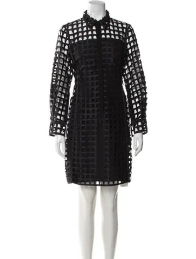 Pre-owned Akris Printed Mini Dress In Multi