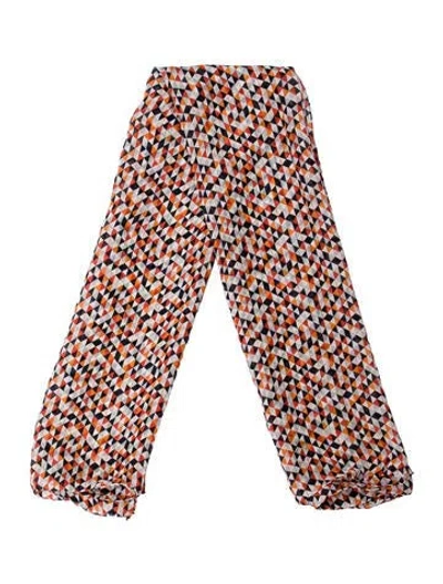 Pre-owned Akris Printed Scarf In Orange