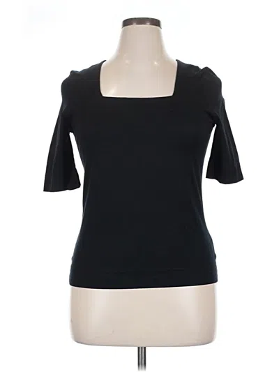 Pre-owned Akris Punto 3/4 Sleeve T-shirt In Black