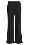 Akris Punto Ankle Flare Jeans In Black