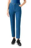 Akris Punto Ankle Narrow Leg Jeans In Blue