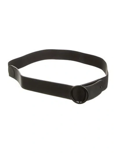 Pre-owned Akris Punto Belt In Black