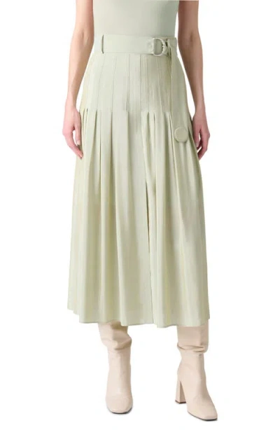 AKRIS PUNTO AKRIS PUNTO BELTED PLEATED MIDI SKIRT