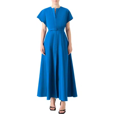 AKRIS PUNTO AKRIS PUNTO BELTED TECHNO MAXI DRESS