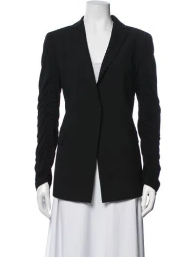 Pre-owned Akris Punto Blazer In Black