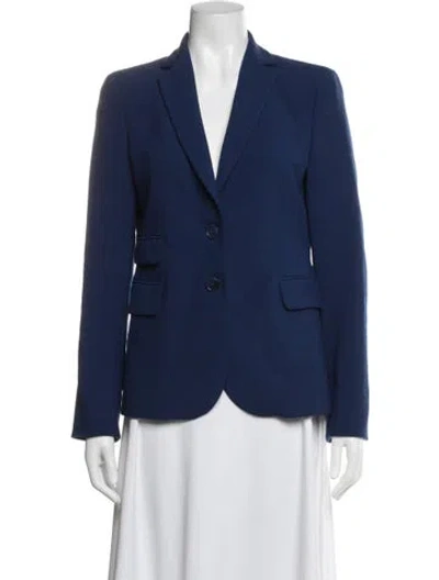 Pre-owned Akris Punto Blazer In Blue