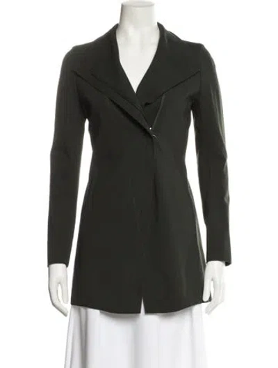 Pre-owned Akris Punto Blazer In Green