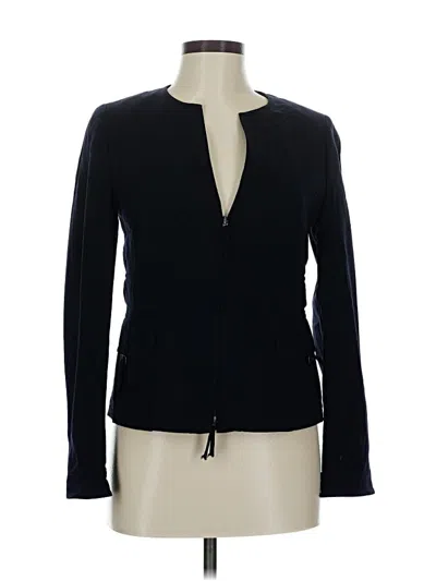 Pre-owned Akris Punto Blazer Jacket In Black