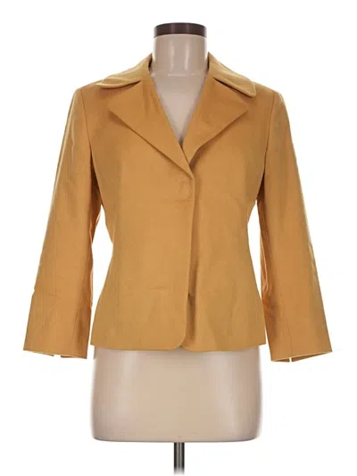 Pre-owned Akris Punto Blazer Jacket In Gold