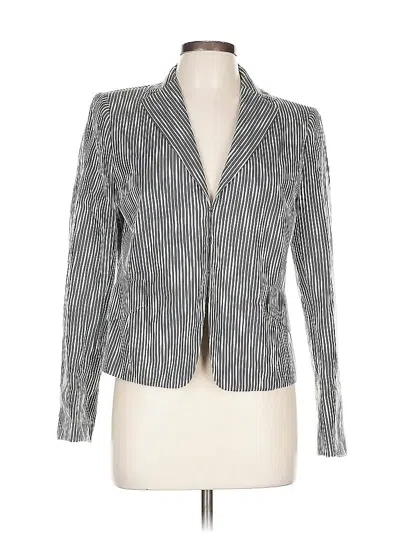 Pre-owned Akris Punto Blazer Jacket In Gray