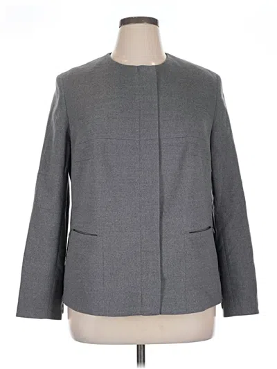 Pre-owned Akris Punto Blazer Jacket In Gray