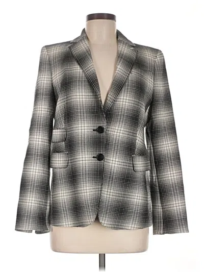 Pre-owned Akris Punto Blazer Jacket In Gray