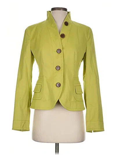 Pre-owned Akris Punto Blazer Jacket In Green
