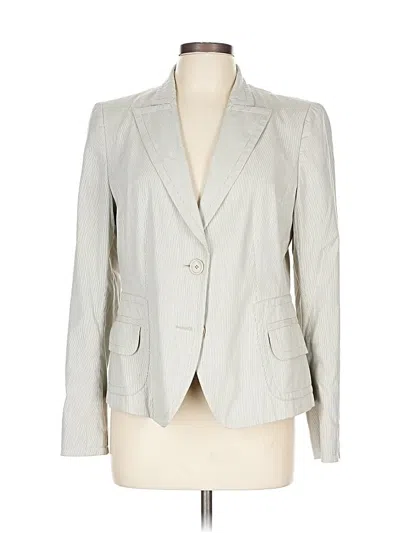 Pre-owned Akris Punto Blazer Jacket In White