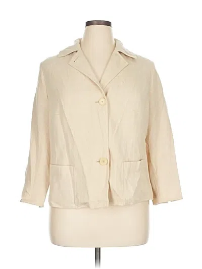 Pre-owned Akris Punto Blazer Jacket In White