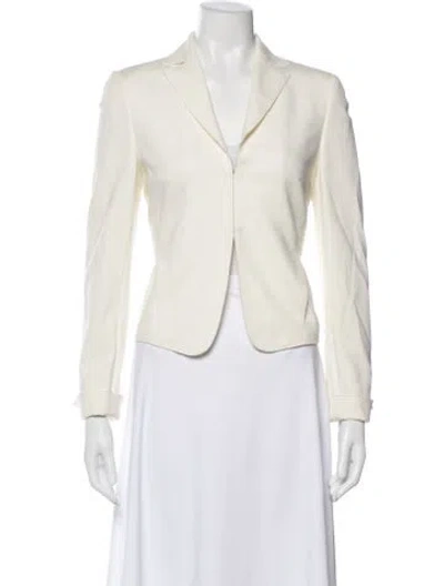Pre-owned Akris Punto Blazer In Neutral