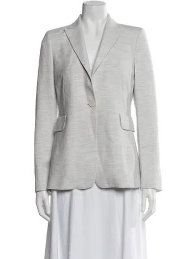 Pre-owned Akris Punto Blazer In Neutrals