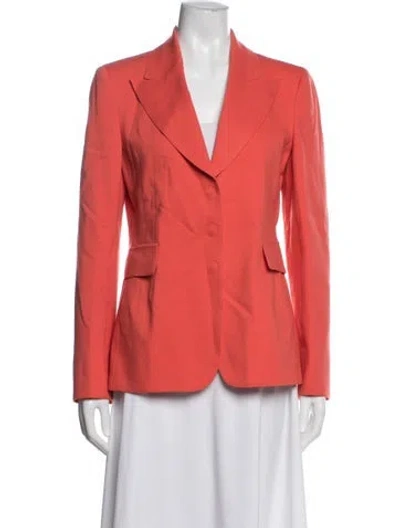 Pre-owned Akris Punto Blazer In Orange