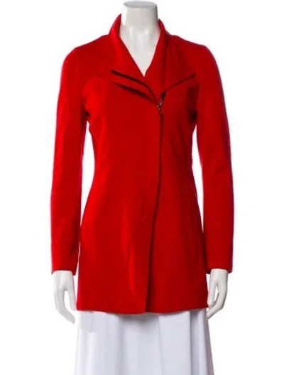 Pre-owned Akris Punto Blazer In Red