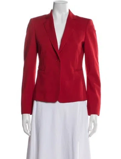 Pre-owned Akris Punto Blazer In Red
