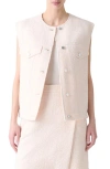 Akris Punto Bouclé Tweed Oversize Vest