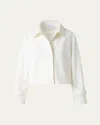 Akris Punto Boxy Water Resistant Cotton-blend Jacket In Cream
