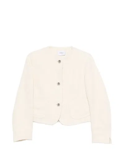 Akris Punto Button Jacket In Neutral