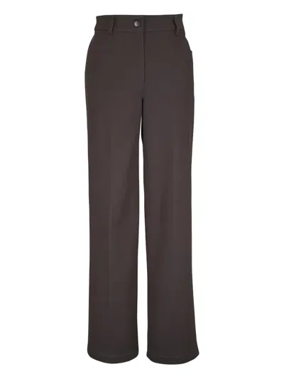 Akris Punto Button Trousers In Brown