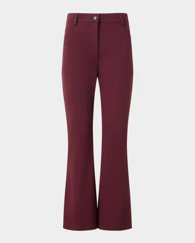 Akris Punto Cali Cotton-stretch Denim Bootcut Crop Pants