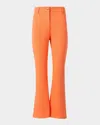 Akris Punto Cali Stretch Denim Crop Bootcut Jeans In Peach