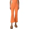 Akris Punto Cali Stretch Denim Crop Bootcut Jeans In Peach