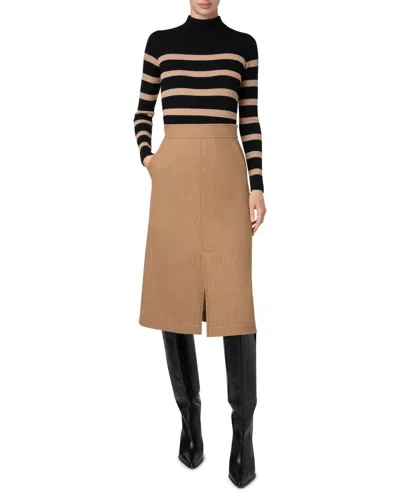AKRIS PUNTO CAMEL SKIRT