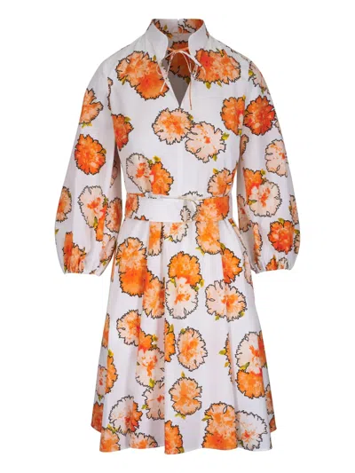 Akris Punto Carnation Mini Dress