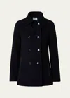 Akris Punto Cashmere And Wool-blend Top Coat In Black