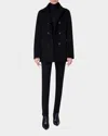 Akris Punto Cashmere And Wool-blend Top Coat In Black